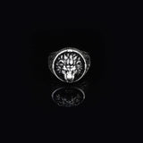 925K Sterling Silver Lion Ring — image 2