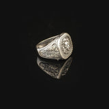 Lion Ring Silver Signet Ring Animal Gothic Ring Statement Ring Vintage Ring Pinky Ring Sterling Silver Ring Gift for Him Unique Design — image 4