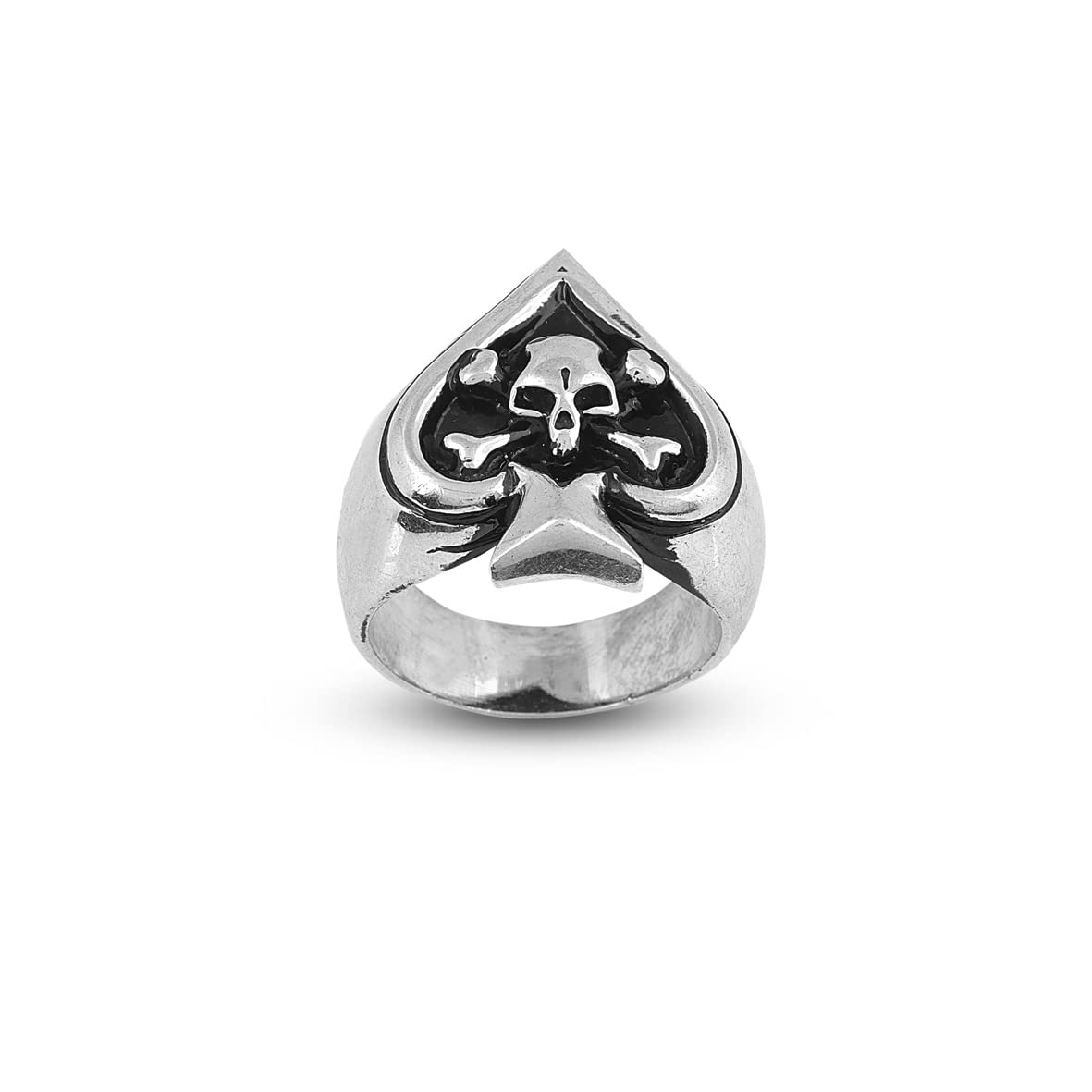 Sterling Silver Spade Ring