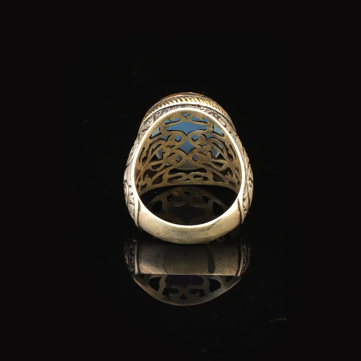 Moonstone Ring Ottoman Vintage 925 Sterling Silver Ring Promise Ring for Him Engagement Ring Gemstone Ring Gift for Husband Jewelry
