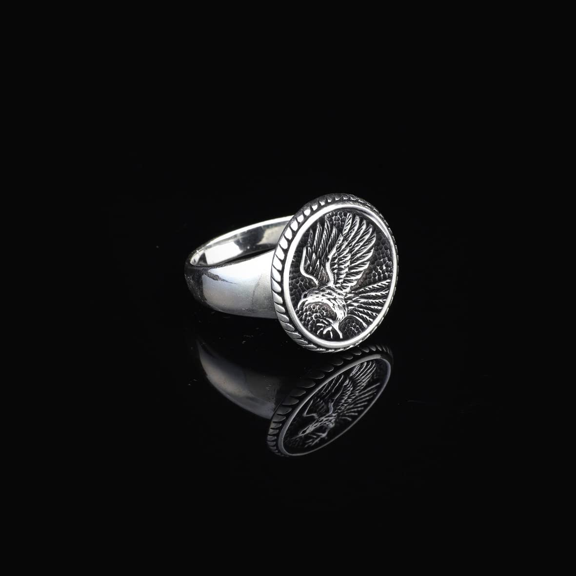 925K Sterling Silver Eagle Ring