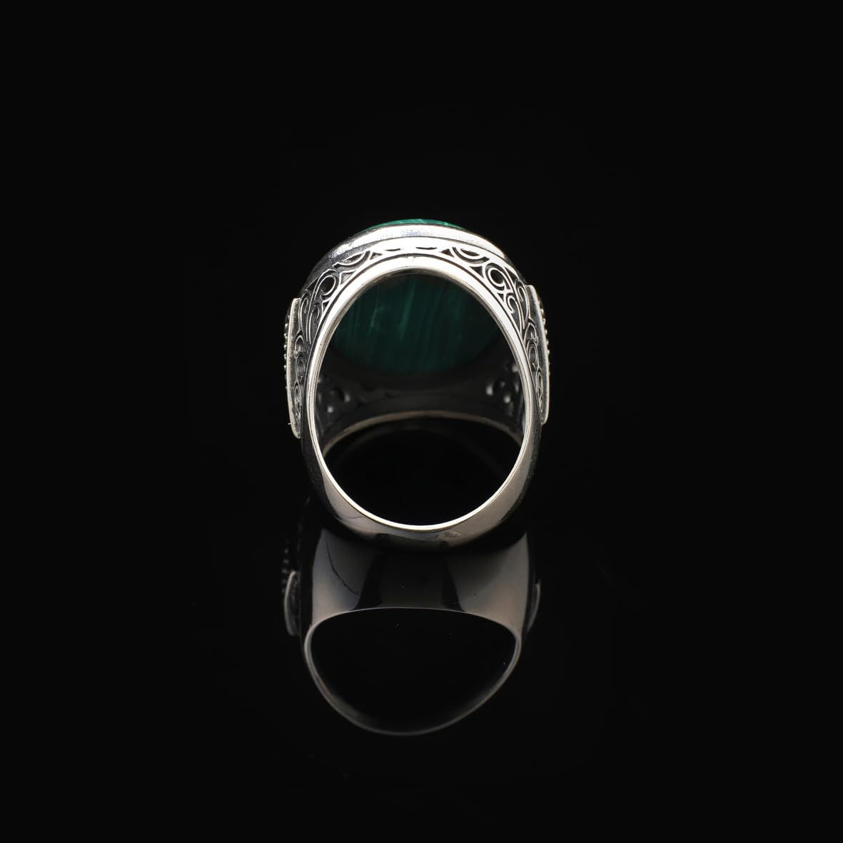 Malachite Ring for Men