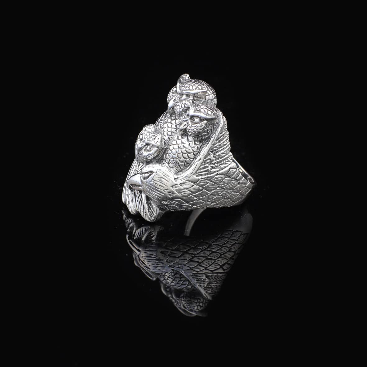 925K Sterling Silver Owl Ring