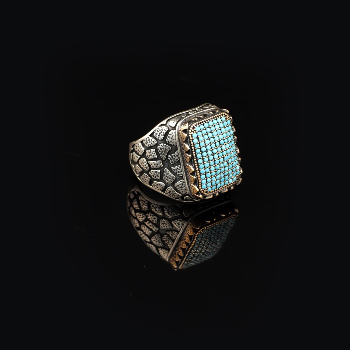 Mens Turquoise Ring