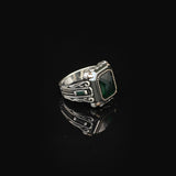 Vintage Emerald Ring for Men — image 4