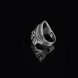 American Indian Chief Handmade Silver Men Ring — image 5
