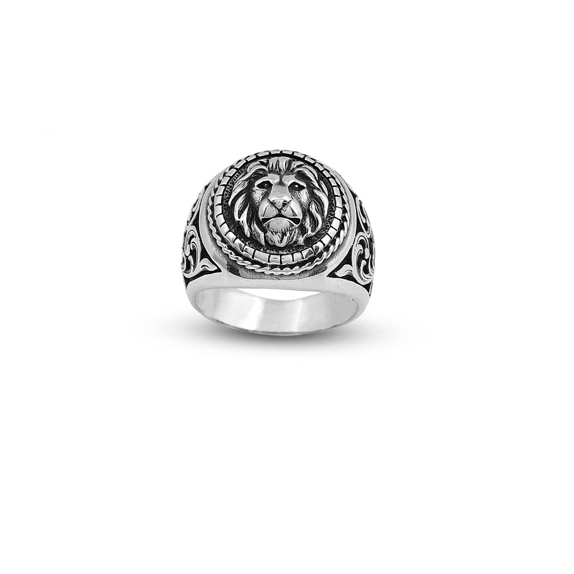 925K Sterling Silver Lion Ring