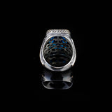 Handmade Vintage Men's Ring with 925 Sterling Silver and Gemstone - Unique Jewelry Piece - Ring with Silver Polishing Cloth Gift — image 5