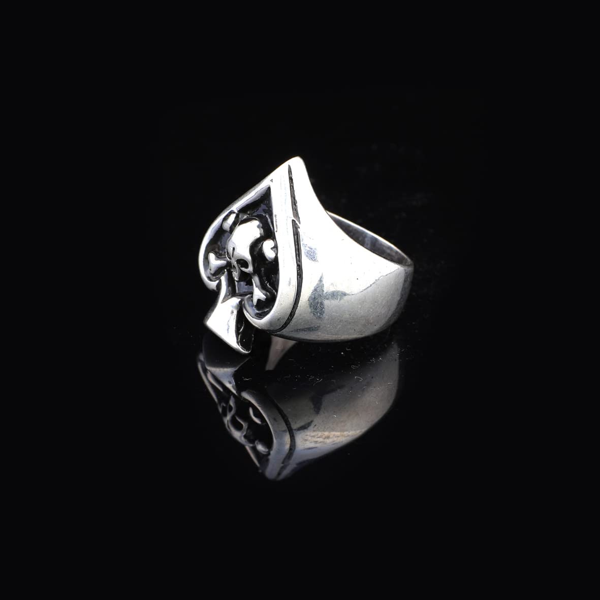 Sterling Silver Spade Ring