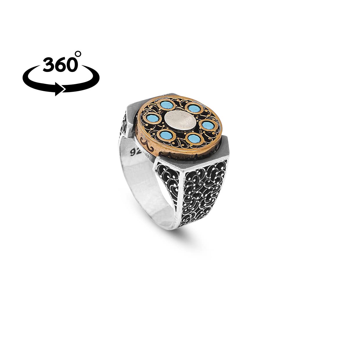 Turquoise Ring Men