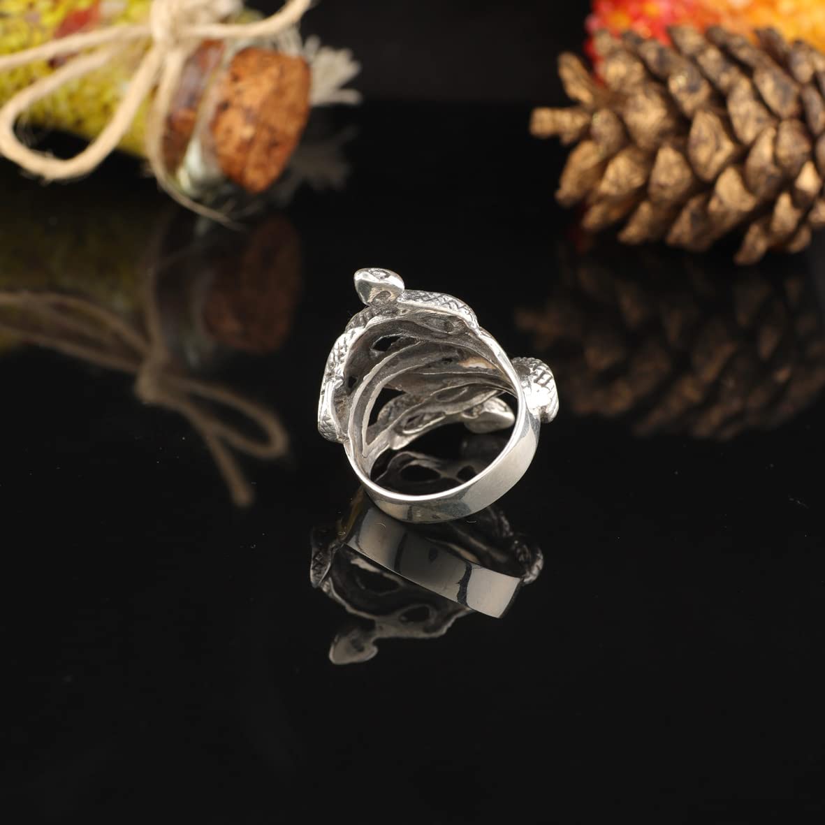 925K Sterling Silver Snake Ring
