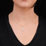 Gold Plated Necklace with Sterling Silver Chain - Dainty Gold Necklace for Aesthetic Appeal - Dainty Gold Necklace for Women - Birthday Gifts for Women — image 3