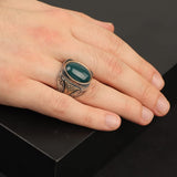 925K Sterling Silver Jade Ring — image 6