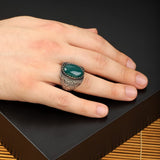 925K Sterling Silver Jade Ring — image 6