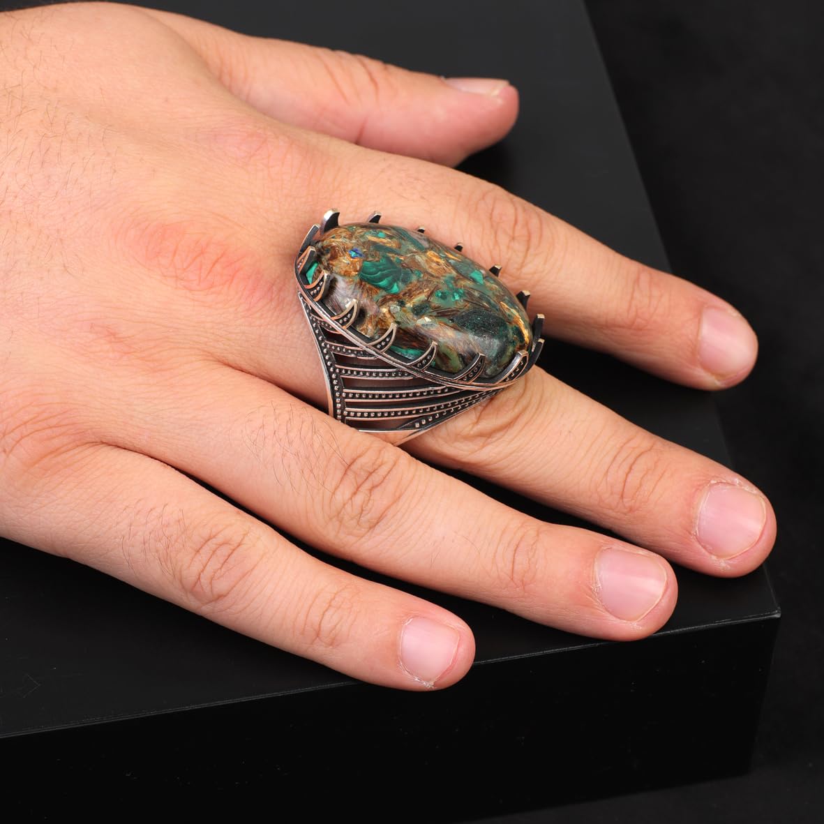 Special Turquoise Ring for Men