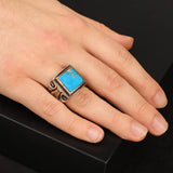 Mens Turquoise Ring — image 6