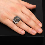 "Men's Rotating Watch Ring - 925 Sterling Silver Jewelry with Style - Rotating Design in 925 Sterling Silver - Birthday Gifts — image 6