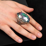 Mystic Topaz Ring - Oval Gemstone — image 2