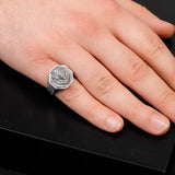 Handmade Pinky Lion Signet Ring - 925 Sterling Silver Men's Jewelry — image 2