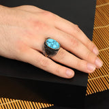 Mens Turquoise Ring — image 6