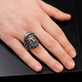 Handmade 925 Sterling Silver Poseidon Mythology Ring - Men's Jewelry — image 6