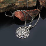 Silver Viking Necklace for Men - Gothic Biker Style Pendant with Sterling Silver Chain & Cleaning Cloth Gift - Handmade Viking Necklace — image 2