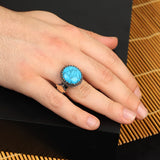 Mens Turquoise Ring — image 6