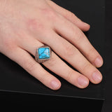 Mens Turquoise Ring — image 6