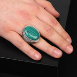 Malachite Ring for Men — image 6