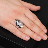 American Indian Chief Handmade Silver Men Ring — image 6