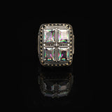 Handmade Mystic Topaz Ring Ottoman Style – Large Statement Vintage Gemstone Ring — image 3