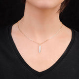 Gold Plated Necklace with Sterling Silver Chain - Dainty Gold Necklace for Aesthetic Appeal - Dainty Gold Necklace for Women - Birthday Gifts for Women — image 3