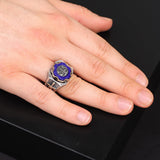 Natural Lapis Lazuli Stone Ring — image 6