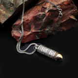 Bullet Necklace & Prayer Box Necklace in Sterling Silver with Silver Chain — image 2