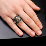 925 Sterling Silver Men's Ring - Handmade Lion Design — image 6