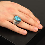 Mens Turquoise Ring — image 6