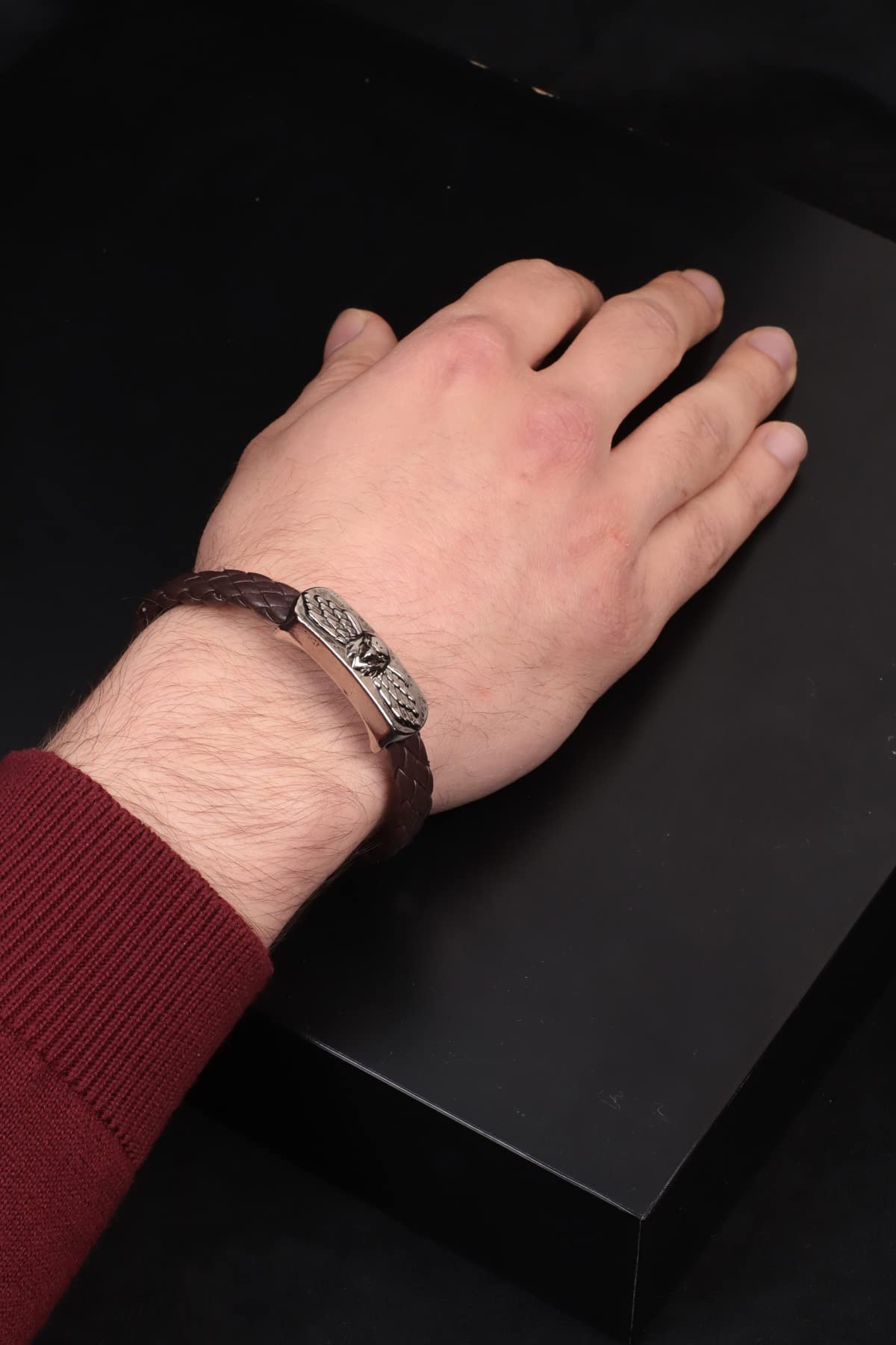 Eagle Stainless Steel Hand Bracelets For Men