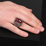 Men Handmade Carnelian Stone Ring — image 6