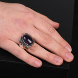 925K Sterling Silver Purple Sapphire Ring — image 6