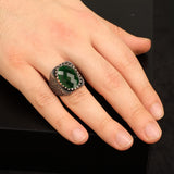 925K Sterling Silver Jade Ring — image 6