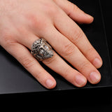 Jesus Christ Crown of Thorns Handmade Sterling Silver Men Ring — image 6