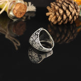 Eagle Handmade Signet Ring Men — image 5