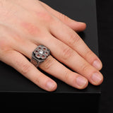 Men's 925 Sterling Silver Ruby Rotating Ring - Ruby Rotating Ring for Men - Birthday Gifts — image 6