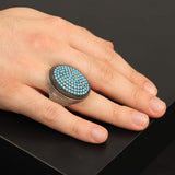 Mens Turquoise Ring — image 6