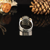 925K Sterling Silver Onyx Stone Ring — image 4