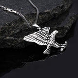 Sterling Silver Eagle Necklace for Men - Animal Jewelry - Complete with Men's Silver Chain - Birthday Gifts — image 2