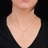 Gold Plated Necklace with Sterling Silver Chain - Dainty Gold Necklace for Aesthetic Appeal - Dainty Gold Necklace for Women - Birthday Gifts for Women — image 3