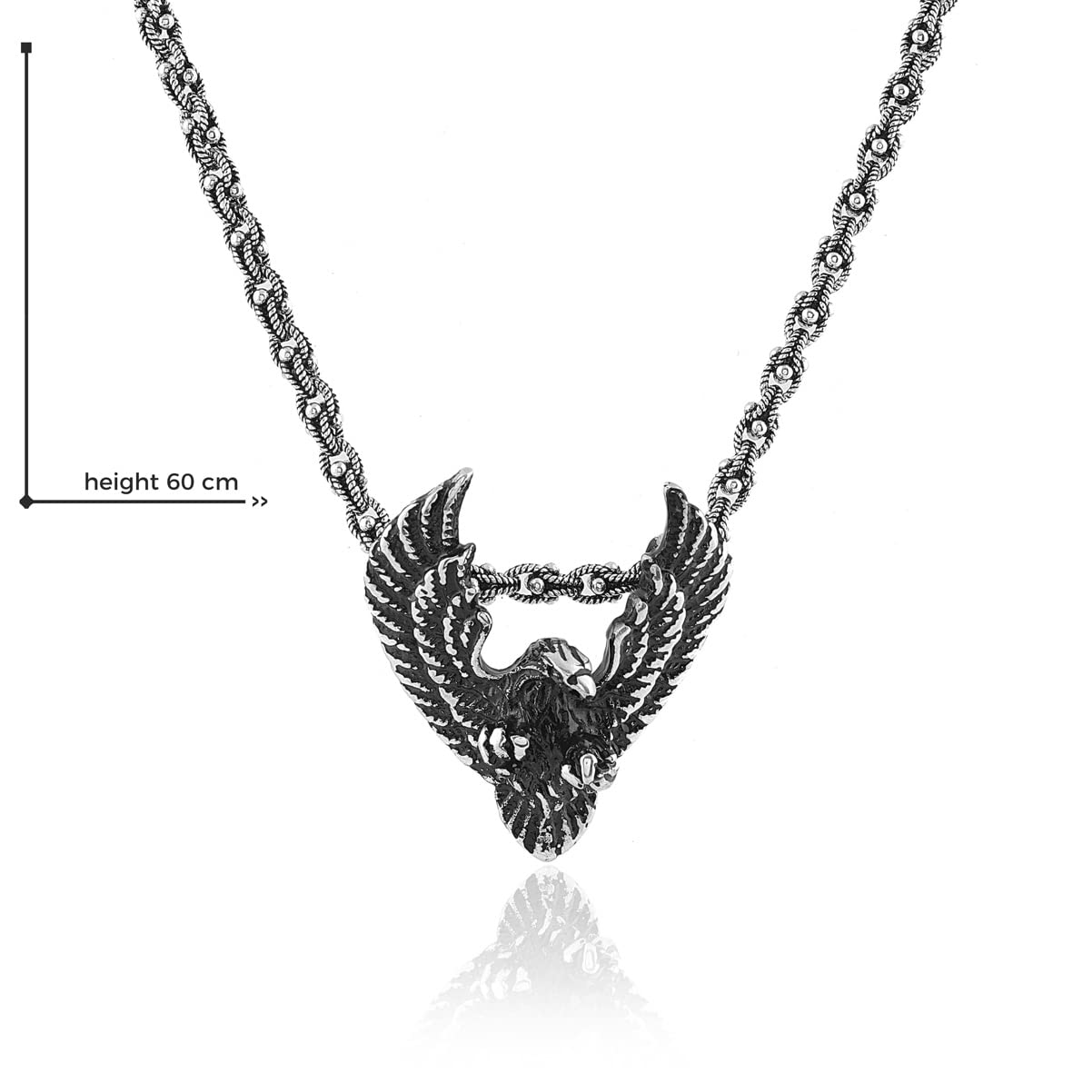 925K Sterling Silver Eagle Necklace