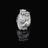 925K Sterling Silver Owl Ring — image 2