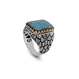 Mens Turquoise Ring — image 1